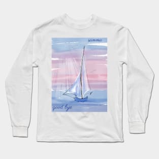 Sea and yacht Long Sleeve T-Shirt